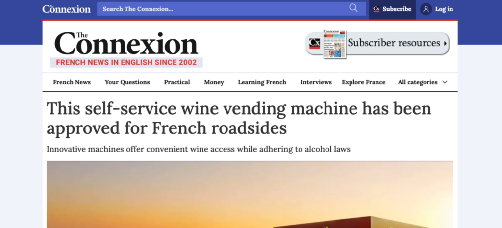 the connexion cave o vin